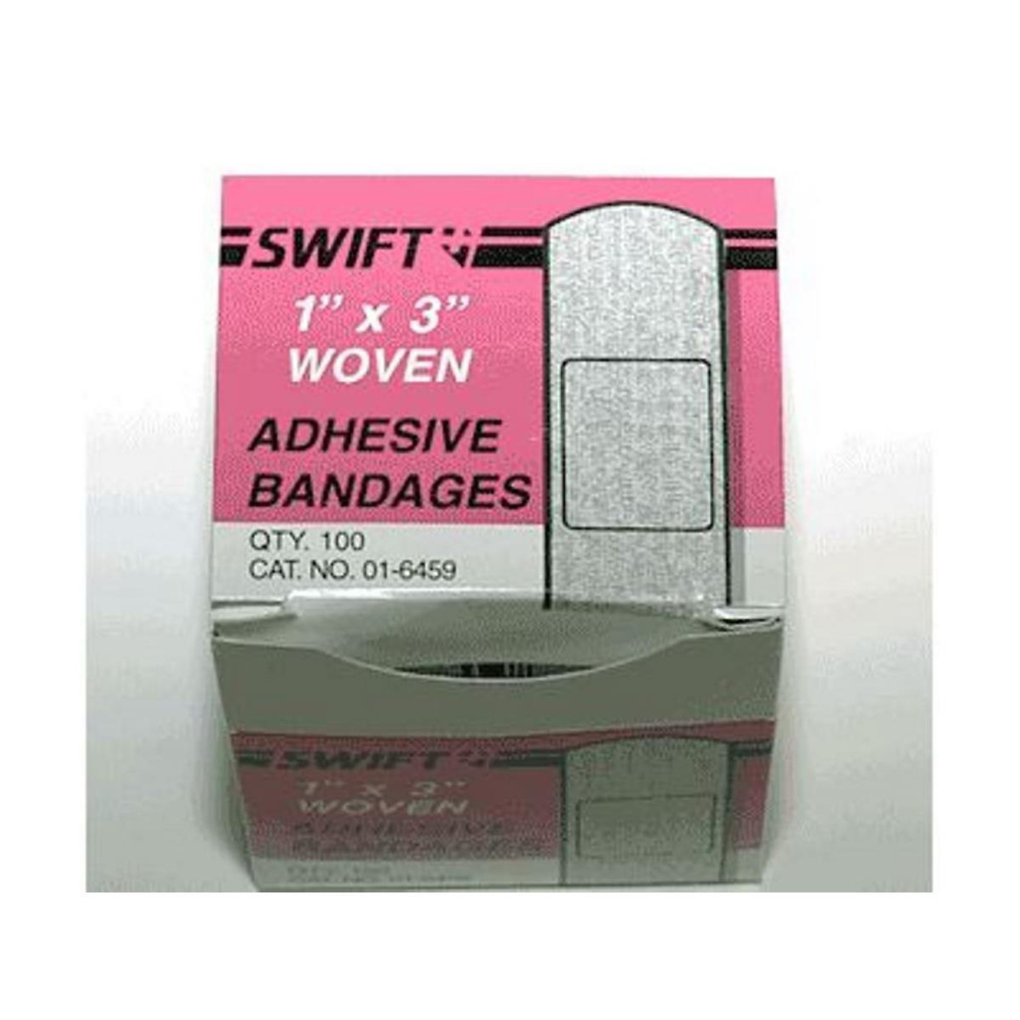 Chaos Safety Supplies Woven Bandages — 1in. x 3in., Adhesive, Pack of 100, Model# CSU16459